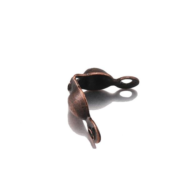 

200pcs/lot connector clasp fitting 4*7mm ball chain calotte end crimps beads connector components for diy jewelry making bbymxo, Silver