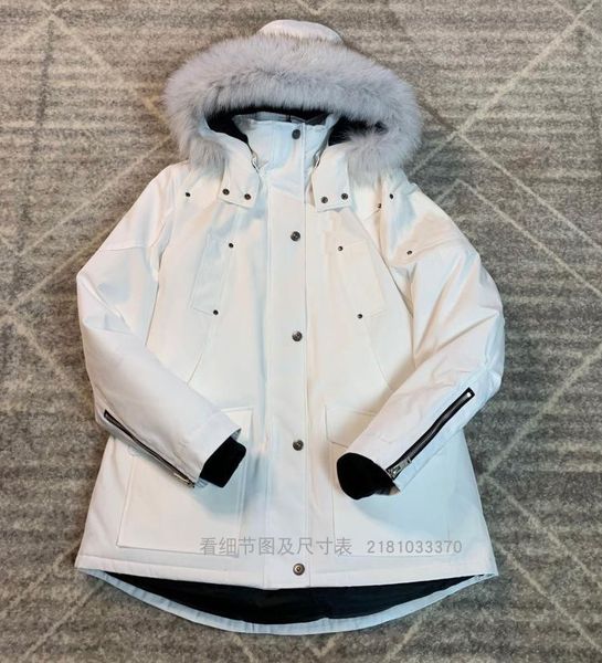 

2020 down female new jacket parker necklaces really long seaswith thick winter coat for goods fys6, Black