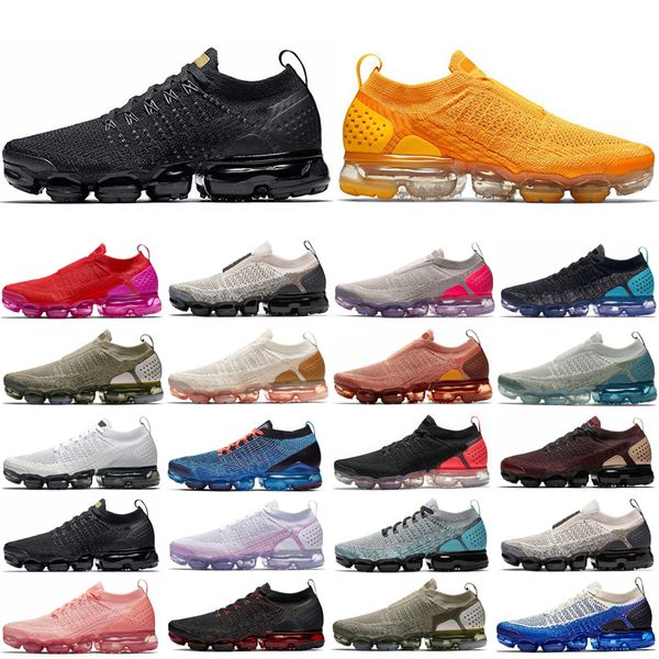 

mens running shoes knit 2.0 3.0 triple black olympic laser orange moc university gold oreo cushion men women trainers sneakers shoes, White;red