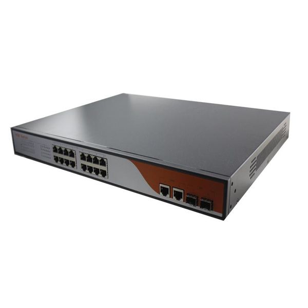 

network switches anddear-hyy4 250w poe switch 16 port 10/100mbps managed web smart ethernet with 2 gigabit rj45/sfp uplink