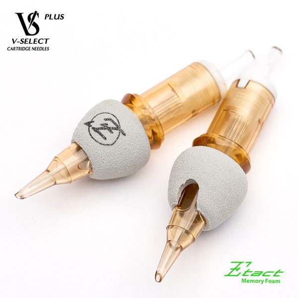

ez v-select tattoo cartridge needles plus round liner foam covers for cartridge rotary tattoo machine tattoo grips 16 pcs/box