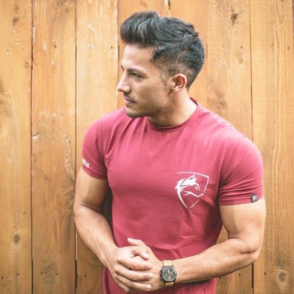 

2021 alphalete brand clothing gyms tight t-shirt mens t-shirt homme gyms t shirt men male summer top, White;black