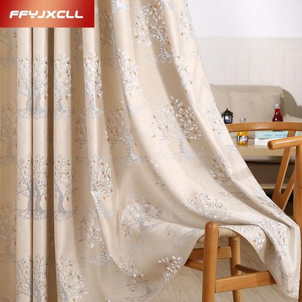 

curtain & drapes 1 piece 2021 curtains for windows modern elegant noble jacquard blackout living room bedroom