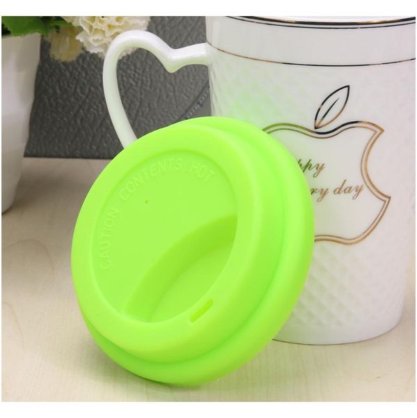 

sile cup lids 9.6cm non-toxic anti dust spill proof cup lid portable coffee milk cups cover seal lids drinking acces jllhpq soif