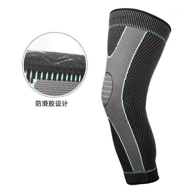 

elbow & knee pads 1pcs full compression kneepads men non-slip pressurized elastic support fitness gear basketball volleyball brace1, Black;gray