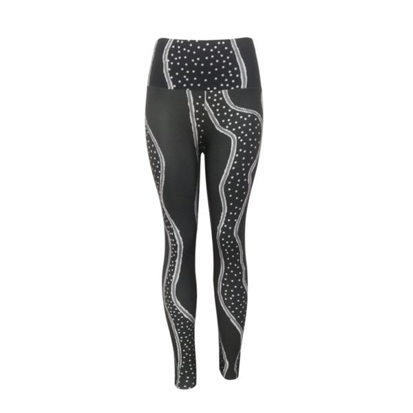 

yoga pants female new black lines digital print leggings high-waists lift buttock quick-dry exercise fitness yoga pants, Black;white