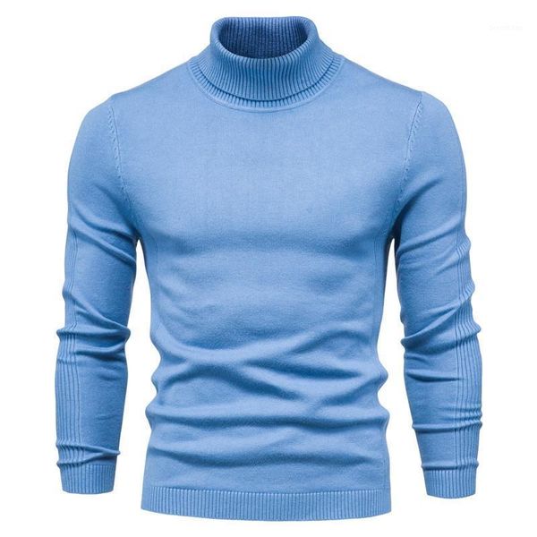 

winter new high-neck solid color sweater, thick and warm, slim pullover sweater, fashionable and attractive1, White;black