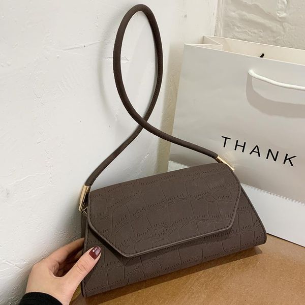 

evening bags luxury women handbag designer crossbody casual shoulder satchel messenger baguette leather fashion simplicity