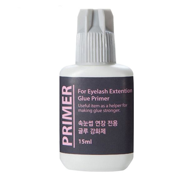 

factory wholesale super 15ml sky eyelash extension primer lashes application lash primer, Black;brown