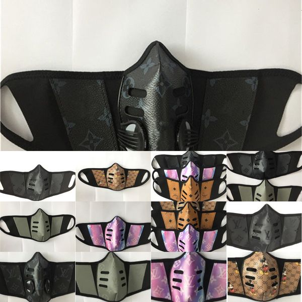 

factoryg6rcdesigners leather cool face fashion dustproof cycling ice breathable cover mask mouth washable masks m