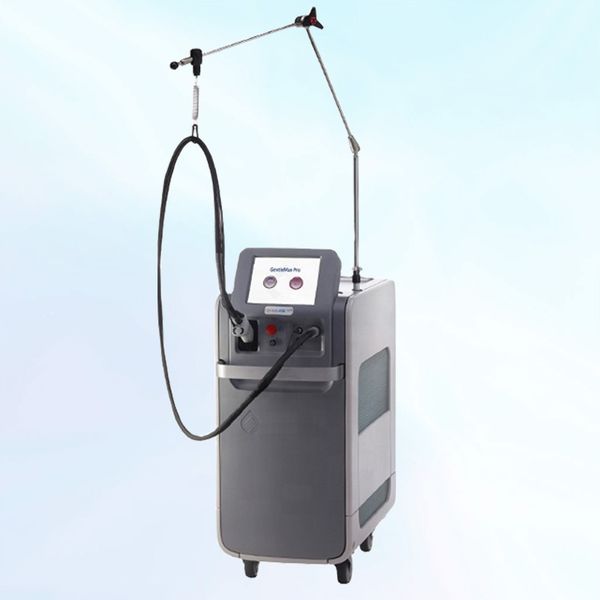 

new arrival 755+1064nm two wavelength fiber laser permanent hair removal machine with 5mm-18mm changable spot size beautiful price for clini, Black