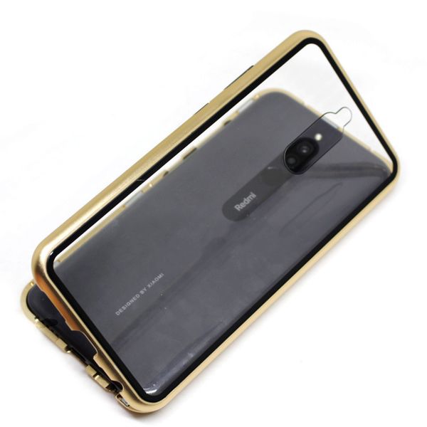 

de2wfor redmi note 8t 8 pro smartphone magnetic adsorption metal cases protective cover popular 360 degree magnetic case