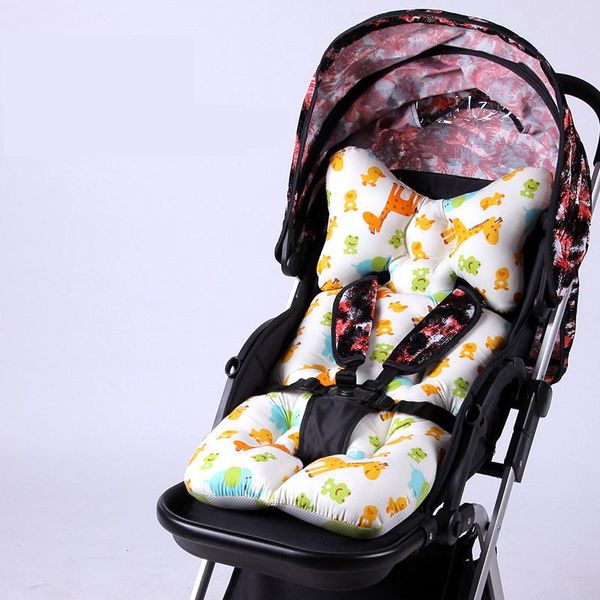 

shockproof baby printed stroller pad seat warm cushion pad mattresses pillow cover child carriage cart thicken trolley chair