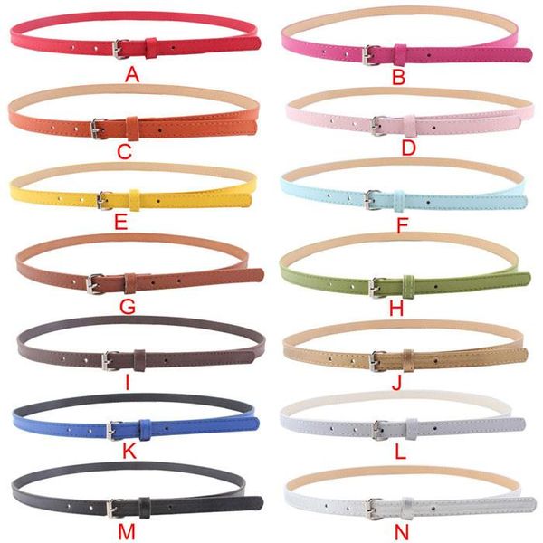 

multi-color small steel buckle belt, Black;brown