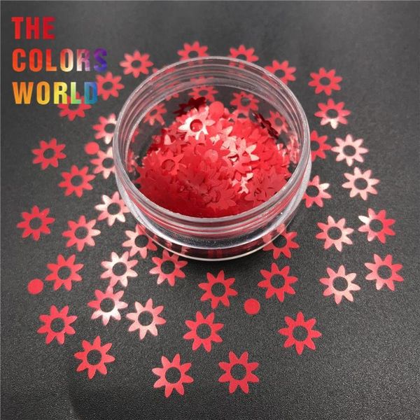

nail glitter tct-459 sunflower 8mm matte color art decoration tumbler crafts handwork accessories festival party supplier, Silver;gold