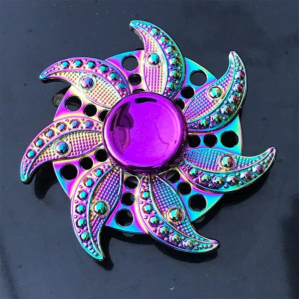 

rainbow heptagonal hand spinner цинковый сплав hidget spinner metal подшипник adhd снимает стресс радуга гептагонал h jllicv