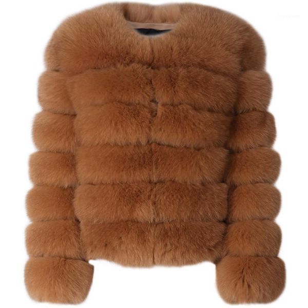 

ladies real fur jacket women natural fur jacket warm winter coat1, Black