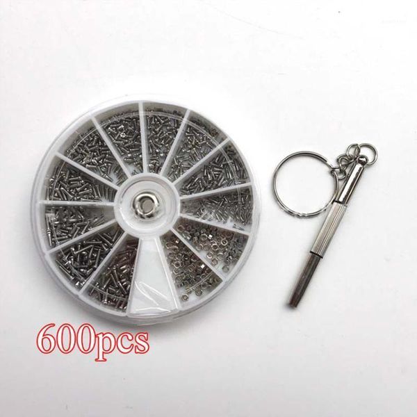 

600pcs/ 1000pcs/ set stainless steel screw nut assortment kit mini screw nut repair tool for sunglasses cell phone watch1