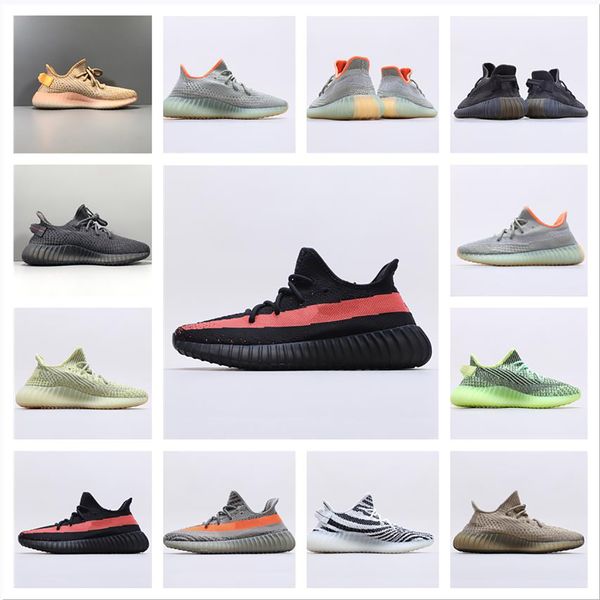 

2020 abez cinder reflective earth oreo running shoes kanye west v2 runner desert sage zyon yecheil black