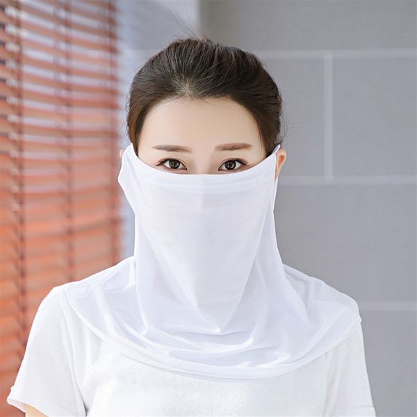 

euuve women scarf face mask 38 styles sunshade chiffon handkerchief outdoor windproof half face dust-proof masks silk sc
