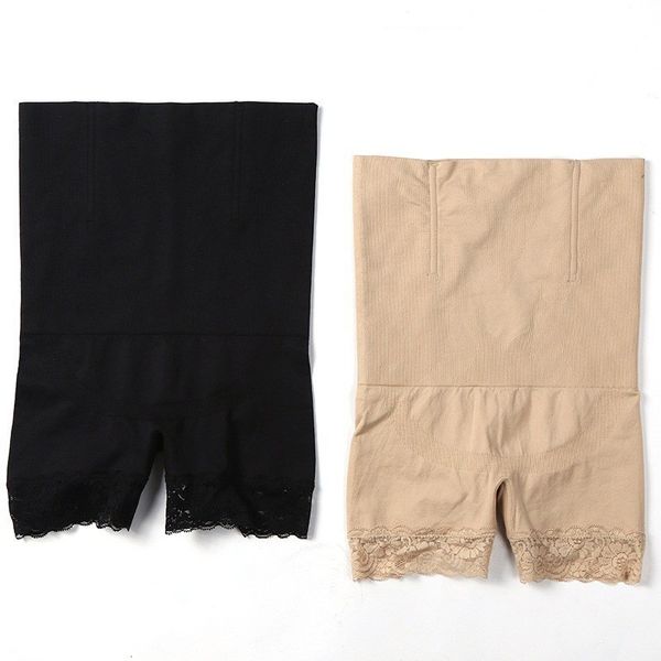 

high waisted breech pants, postpartum tuck in and body shaping boxer underwear, seamless bodysuit, White;black