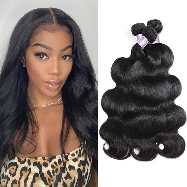 IsHow Solto Brasileiro Brasileiro Bundles Humano Bundles Wefts Yaki Reta Curly Corpo Água Virgem Extensões de Cabelo para Mulheres Todas as idades Jet Black 8-28inch Indian Peruano