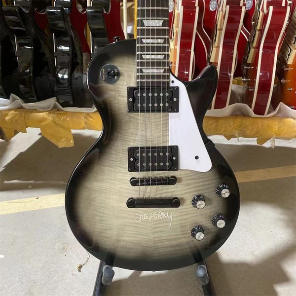

joe perry signature lp electric guitar rosewood fingerboard mahogany body black hardware guitars guitarra