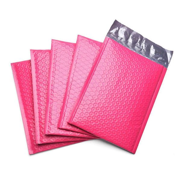 

rose pink конверт сумки bubble mailers проложенный конверт подкладка поли mailer само уплотнение 13 x 18см рассылки мешки 50шт пакет jllrna