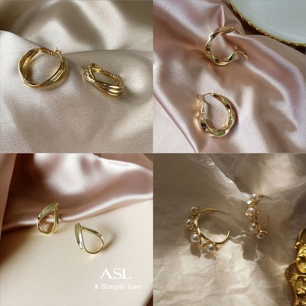 

y11n earring jewelry with for wedding stamps pearl gift earrings aretes for fashion party hoop bride lady women lovers white have, Golden