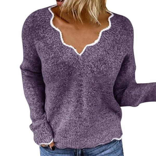 

women's sweaters plus size loose sweater knitted pullover 2021 autumn and winter fashion, White;black