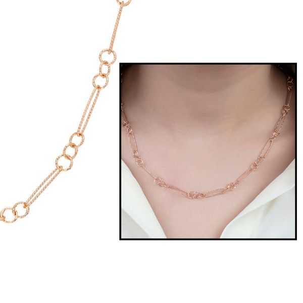 

tesbihane 925 sterling silver 3 + 1 forsa women chain necklace