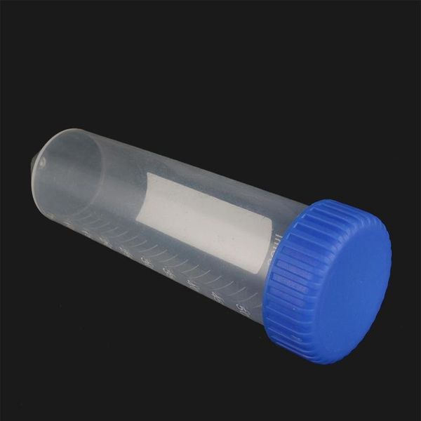 

10 pcs 50ml screw cap cone bottom centrifuge tube with scale sample vial container laboratory jlllhg