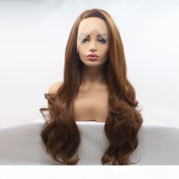 

european and american fake female wig hair full lace long roll hair, Black