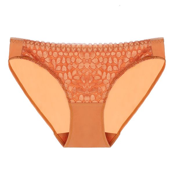 

lace women's briefs mid waist breathable simple girl underwear pure cotton 96000k underwear, Black;pink