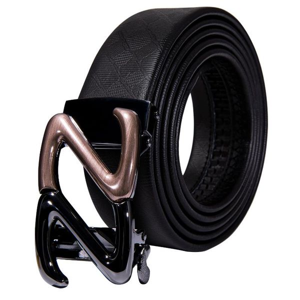 

AK-2159 Male Belt For Mens High Quality Leather Belts 2020 Hot Sale Strap Fashion New Jeans Black Designer Automatic Buckles, Black;brown