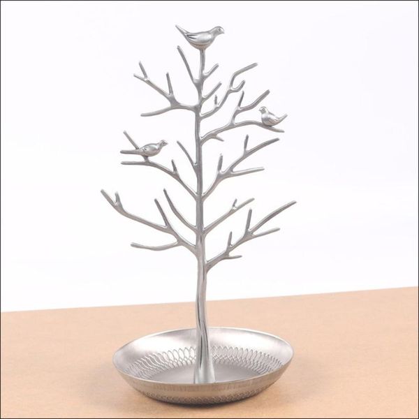 

tree shaped earrings necklace display rack earnail rack display, Pink;blue