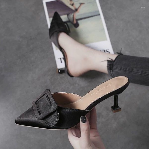 

marlisasa zapato tacon alto women fashion black pointed toe heel shoes ladies classic summer high stiletto h57891