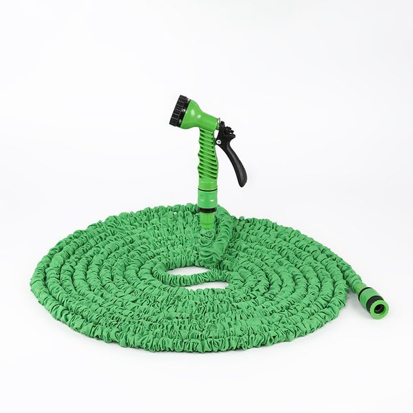 

7.6m new telescopic hose natural latex garden watering hose multi-specification garden hose