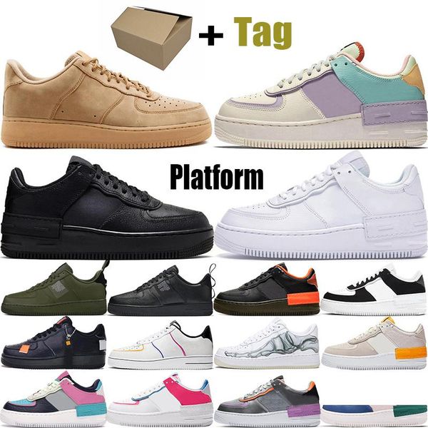 

with box new shadow low women shoes triple black red white turquoise yellow runner laser flax khaki pale ivory men trainers sneakers