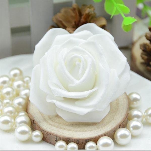 

50 шт. 7 см pe искусственная пена роза цветок головы для дома свадебное украшение diy скрапбукинг цветок стены ремесло поцелуи шарики wmtrmk