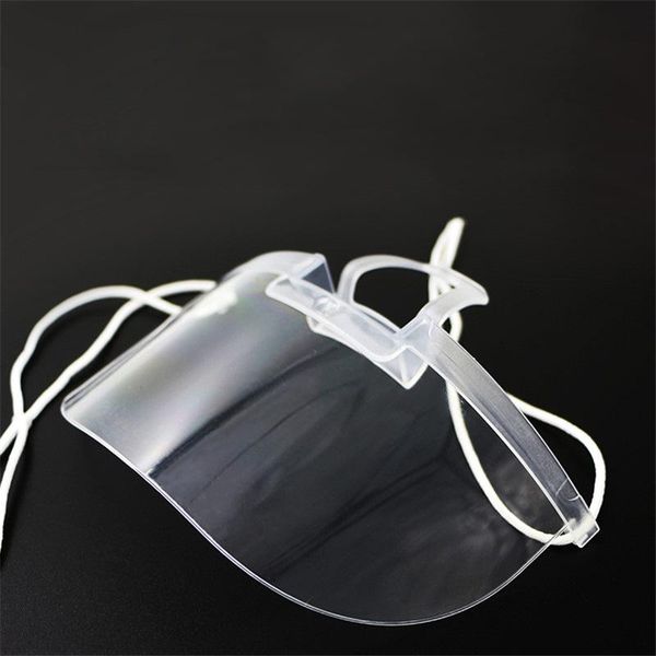 

прозрачная маска для лица для общественного питания специальный спрей saliva шеф-повар spit food hotel пластиковая кухня ресторан bbynzq ali, Black