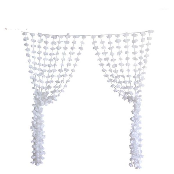 

1set wedding decoration mariage hawaiian white flower stripe wedding background wall decoration backdrop1