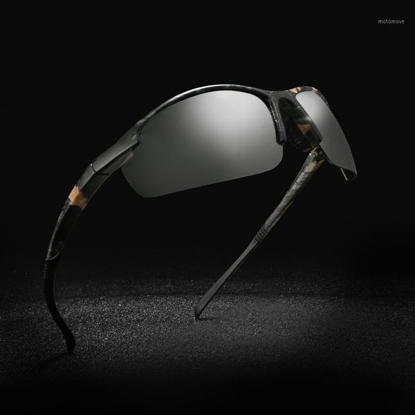 

sunglasses 2021 pochromic chameleon driving polarized sun glasses for men half frame sport fashion1, White;black