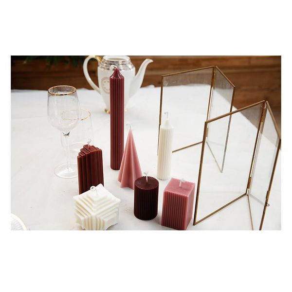 

618 beeswax scented smokeless candles romantic birthday wedding candles holiday decorations air cleaner 6 bbylvq