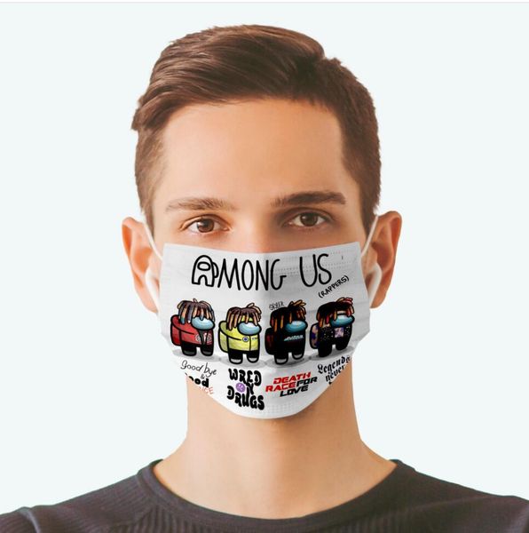 

2021 among us game anti-haze face mask children reusable washable mouth covering protective kids adults cosplay party masks