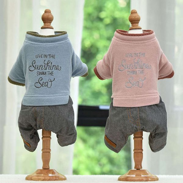 

autumn and winter 2020 new warm leisure teddy bear sweater pet clothing 1383