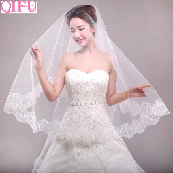 

qifu 1 шт. 1.5 / 2 / белый однослойный кружевной вуль свадьба свадебный декор команды невеста