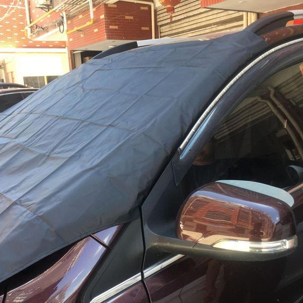 

car sunshade winter front window snow block ice shield dust windshield cover protector universal styling accessories