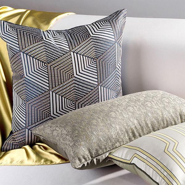 

fashion geometric decorative throw pillow/almofadas case 30x50 45 50,european modern unusual cushion cover home decorating