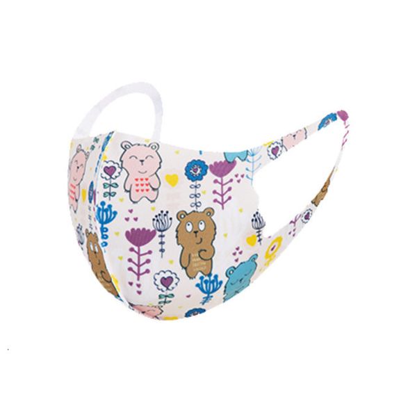

masks washable kid face mouth dust fashion shield reusable protective bear animal printed children cartoon mask